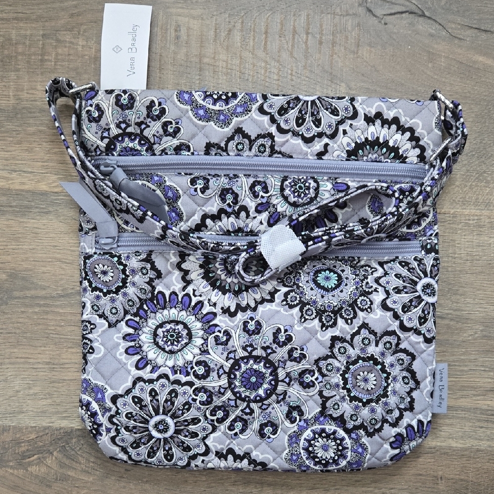 Vera Bradley Triple Zip Hipster Tranquil Medallion NWT